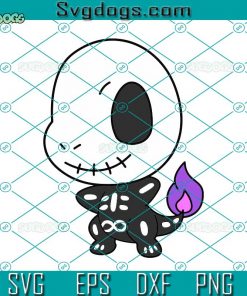 Chibi Halloween Charmander SVG, Pokemon SVG, Charmander SVG
