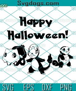 Pokemon Halloween SVG, Jack Skellington Halloween SVG, Happy Halloween SVG