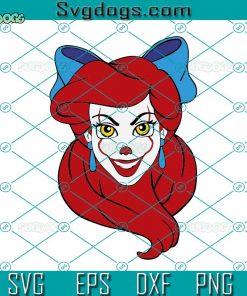 Princess Halloween SVG, Princess Day Of The Dead SVG, Ariel SVG, Princess sugar Skull SVG