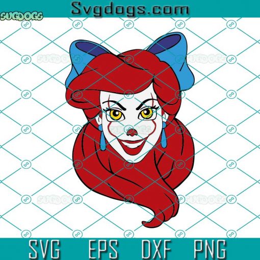 Princess Halloween SVG, Princess Day Of The Dead SVG, Ariel SVG, Princess sugar Skull SVG