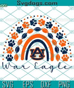 War Eagle SVG, Auburn Rainbow SVG, Auburn Football SVG