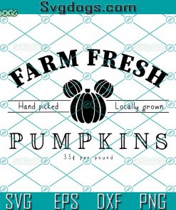 Mickey’s Farm Fresh Pumpkins SVG, Farm Fresh Pumpkins SVG, Fall SVG, Pumpkin SVG