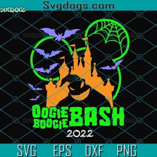 Oogie Boogie Bash 2022 SVG, Mickey Halloween Party SVG, Boo Bash Halloween SVG, Mickey Ghost SVG