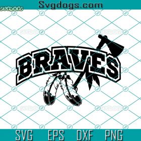 Braves SVG, Braves Mascot SVG, Braves Transfer SVG