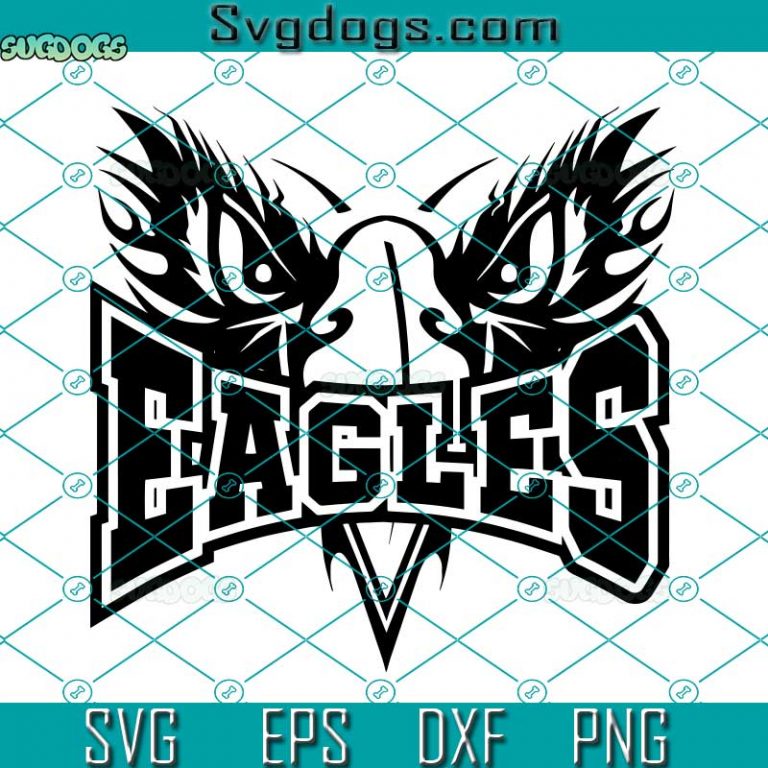 Eagles Mascot SVG, Eagles SVG, School Spirit SVG, Team Sports SVG