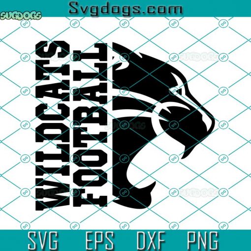 Wildcats Football SVG, Football Wildcats SVG, Rugby Wildcat SVG