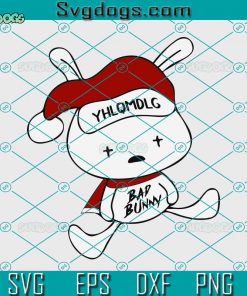 Bad Bunny Holiday Christmas SVG, Rabbit Bunny SVG, Bad Bunny Christmas SVG DXF EPS PNG