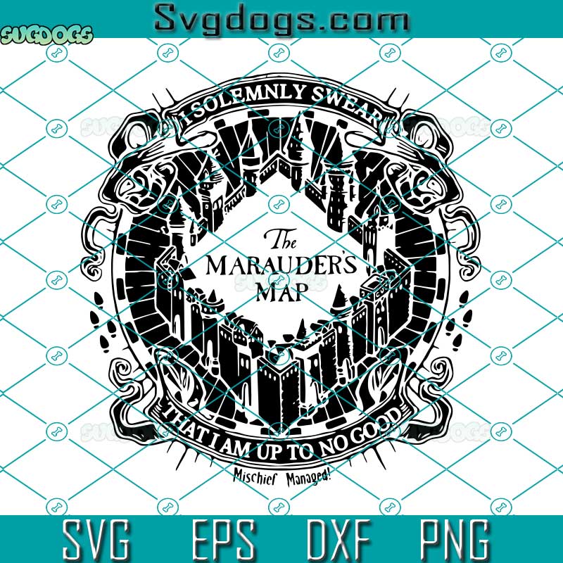 HP Marauders SVG, Potterhead SVG, Harry Potter The Marauders Map SVG