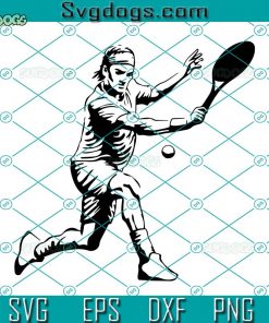 Tennis Player Roger Federer SVG, Tennis SVG, Legendary Tennis SVG DXF EPS PNG