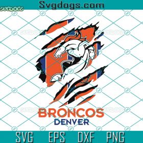 Denver Broncos SVG, NFL SVG, Football SVG, Sport SVG DXF EPS PNG