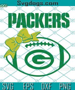 Packers Football Bows SVG, Green Bay Packers SVG, Packers Quotes SVG DXF EPS PNG