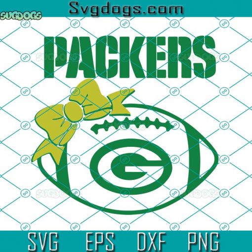 Packers Football Bows SVG, Green Bay Packers SVG, Packers Quotes SVG DXF EPS PNG