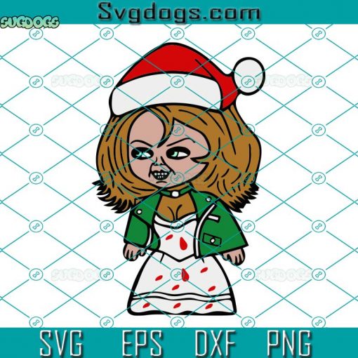 Christmas Chibi Tiffany SVG, Tiffany Santa Hat SVG, Merry Christmas 2022 SVG DXF EPS PNG