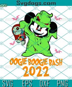Mickey Oogie Boogie Bash 2022 SVG, Disney Oogie Boogie Halloween SVG, Mickey Ghost SVG DXF EPS PNG