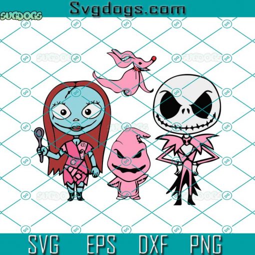 Nightmare Horror Cancer SVG, Breast Cancer SVG, Horror Movies Pink Cancer SVG DXF EPS PNG