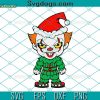 Pennywise Face SVG, IT Clown SVG, Halloween SVG DXF EPS PNG