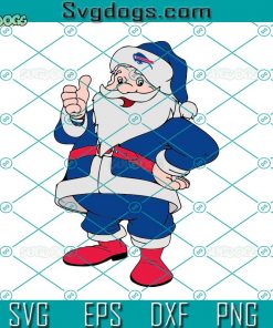 Santa Buffalo Bills NFL SVG, Santa Christmas SVG, Buffalo Bills SVG DXF EPS PNG