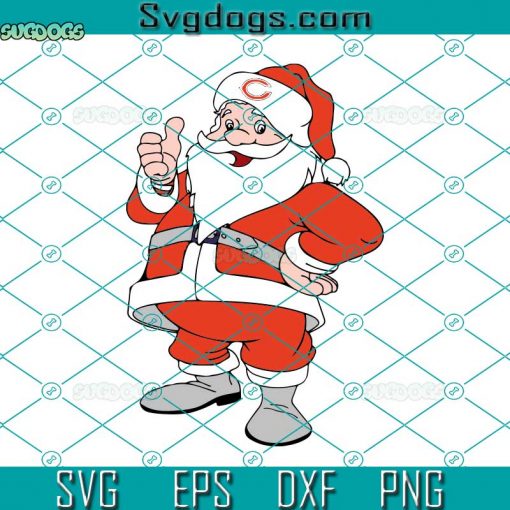 Santa Chicago Bears NFL SVG, Christmas Santa Claus SVG, Chicago SVG DXF EPS PNG