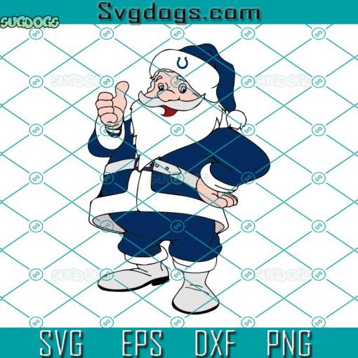 Indianapolis Colts NFL SVG, Santa Football Team SVG, Indianapolis Colts SVG DXF EPS PNG