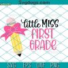 Little Miss Kindergarten Cutie Unicorn SVG, Kindergarten SVG, Unicorn School SVG