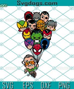 Stan Lee Marvel SVG, Superhero SVG, Marvel SVG, Stan Lee Marvel Comic Spider Man Thor Iron SVG