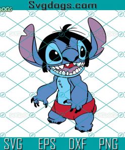 Stitch Inspired Mowgli SVG, The Jungle Book SVG, Stitch SVG