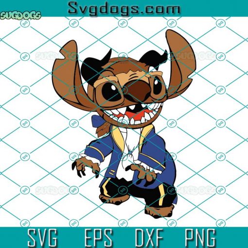 Stitch Inspired Beast Prince SVG, Beauty And The Beast SVG, Prince Beast SVG