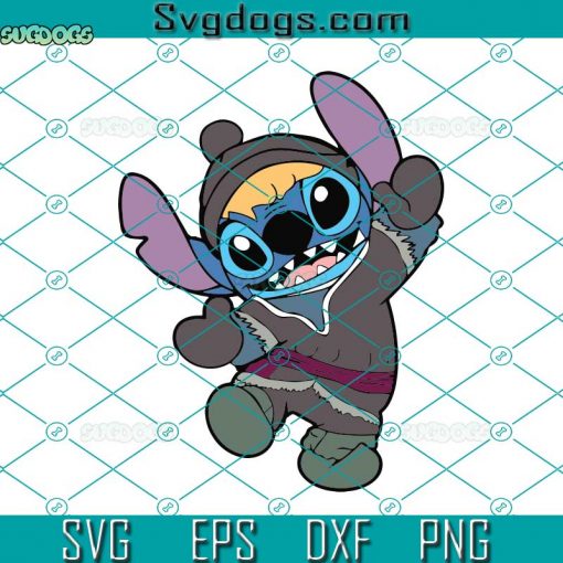 Stitch Kristoff SVG, Kristoff Frozen SVG, Stitch SVG