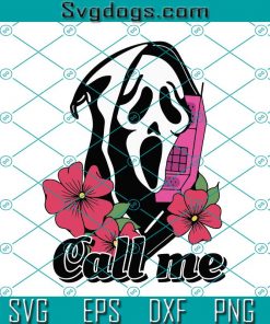 Call Me Scream SVG, Halloween Character SVG, Scream SVG