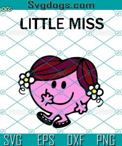Little Miss Retro SVG, Little Miss SVG, Little Miss Sunshine SVG DXF EPS PNG