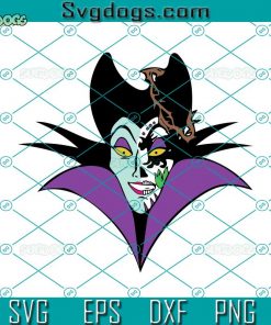 Maleficent Sugar Skull SVG, Halloween SVG, Evil Queen SVG DXF EPS PNG