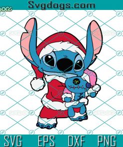 Christmas Stitch And Scrump SVG, Santa Stitch Christmas SVG, Disney Stitch SVG DXF EPS PNG