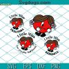 Little Miss Bad Bunny SVG Bundle, Little Miss Frikitona SVG, Little Miss Bebesota SVG DXF EPS PNG