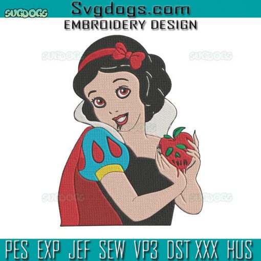 Snow White Embroidery Design File, Seven Embroidery Design File, Evil Queen Embroidery Design File