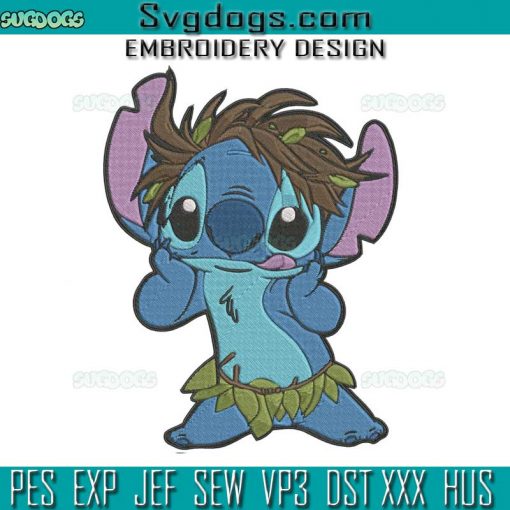 Stitch Inspired Spot Embroidery Design File, The Good Dinosaur Embroidery Design File