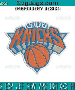 New York Kinicks Embroidery Design File, Basketball Sports Embroidery Design File