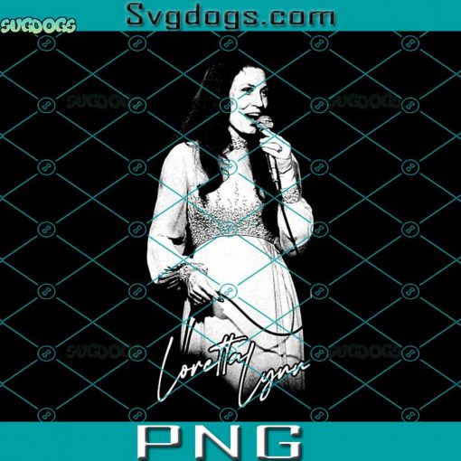 Loretta Lynn  70s Style Country PNG, Loretta Lynn PNG, Loretta Lynn Thank You For The Memories PNG