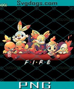 Fire Starters PNG, Pokemon Fire Starters PNG