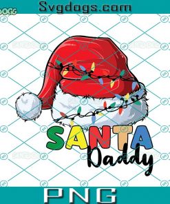 Daddy Family Members Santa’s Hat PNG, Christmas 2022 PNG, Family Christmas PNG, Xmas PNG