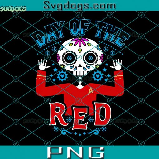 Day Of The Red PNG, Skull PNG, Funny Halloween PNG