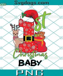 First Christmas Baby Cute Family Members PNG, Christmas Baby PNG, Family Christmas PNG, Xmas PNG