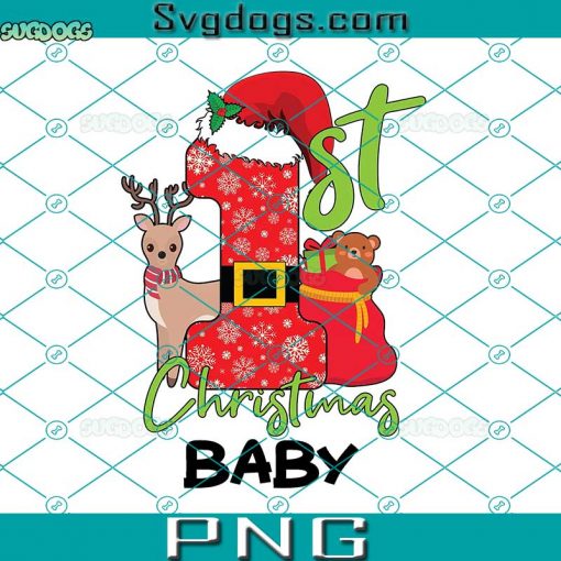 First Christmas Baby Cute Family Members PNG, Christmas Baby PNG, Family Christmas PNG, Xmas PNG