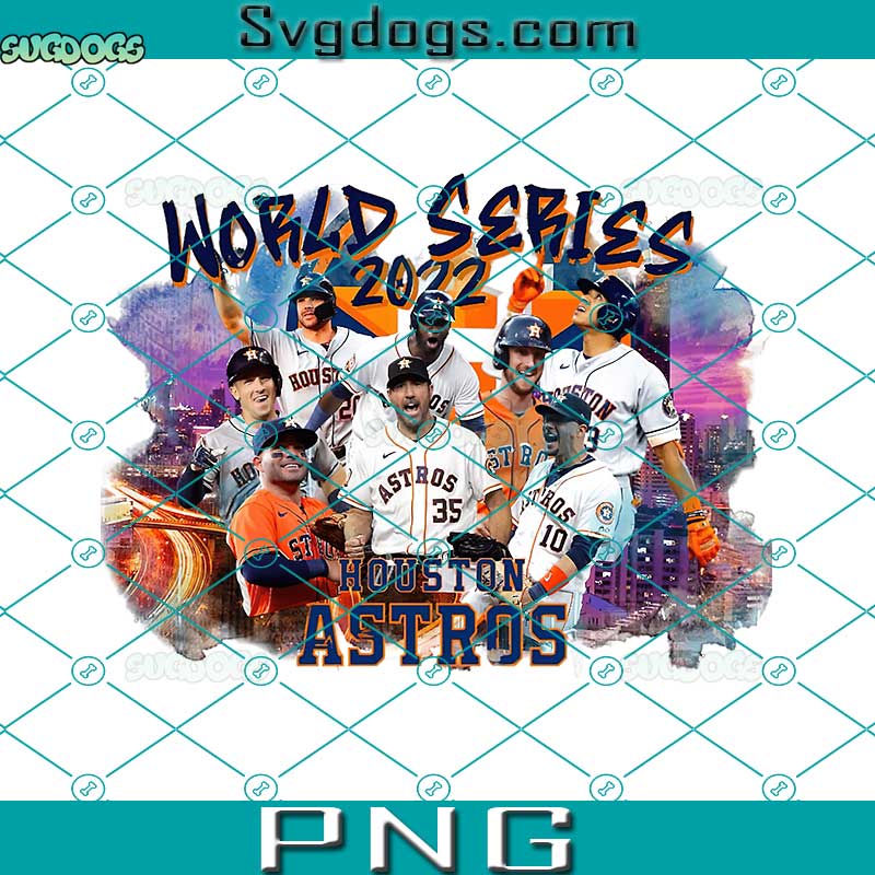 Houston Astros World Series 2022 Layered SVG PNG Cricut Clip Art 