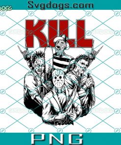 Halloween Horror Movie Killers PNG, Scary Friends PNG, Friends Halloween PNG