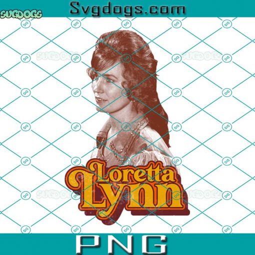 Loretta Lynn  Retro Country Music Legend Tribute PNG, RIP Loretta Lynn PNG, Loretta Lynn PNG