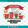 Sister Family Members Santa’s Hat PNG, Christmas 2022 PNG, Family Christmas PNG, Santa Sister PNG