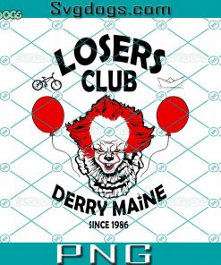 Pennywise The Losers Club PNG, Derry Maine Since 1986 PNG, Pennywise PNG