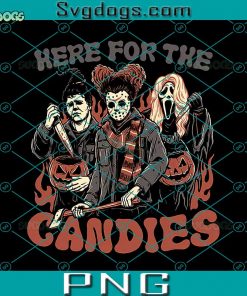 Here For The Candies PNG, Jason, Scream, Michael PNG, Halloween PNG