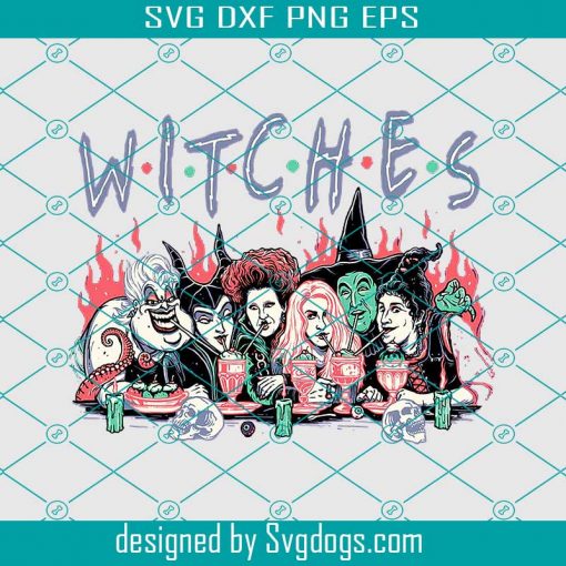 Witches Party PNG, Vintage This Witch Needs Coffee PNG, Before Any Hocus Pocus PNG, Halloween Party PNG