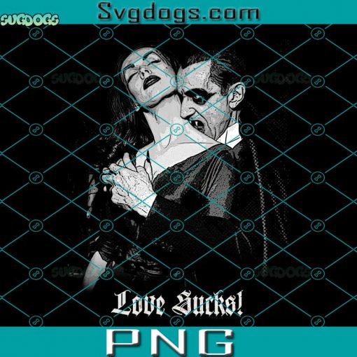 Love Sucks PNG, Gomez And Morticia Addams PNG, Halloween PNG